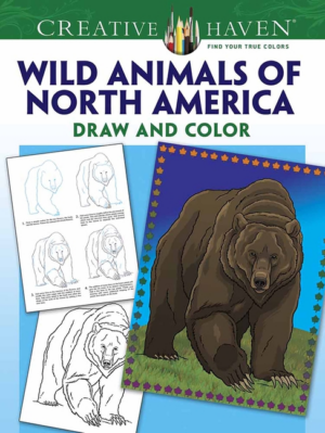 How to Draw Wild Animals of North America Coloring Book: Creative