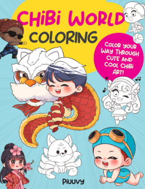 Chibi World Coloring: Color Your Way Through Cute and Cool Chibi A