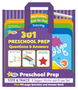 Active Minds Preschool Prep Tote and Trace
