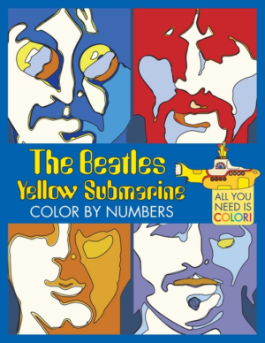 Beatles Yellow Submarine Color by Numbers Coloring Book
