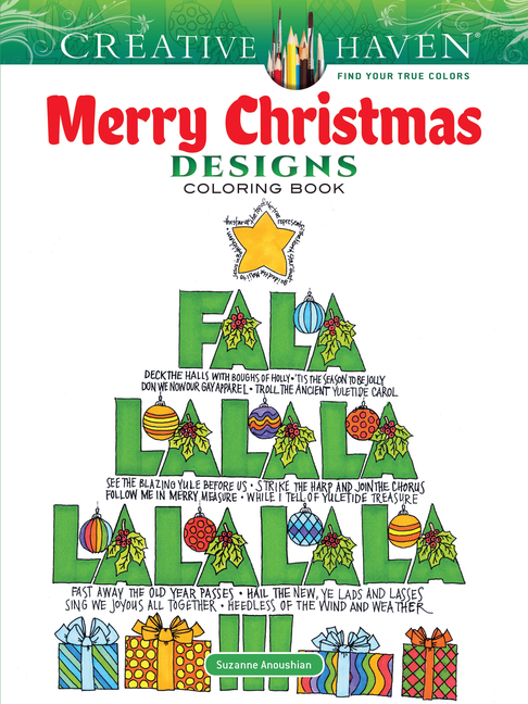Merry Christmas Designs Coloring Book: Creative Haven