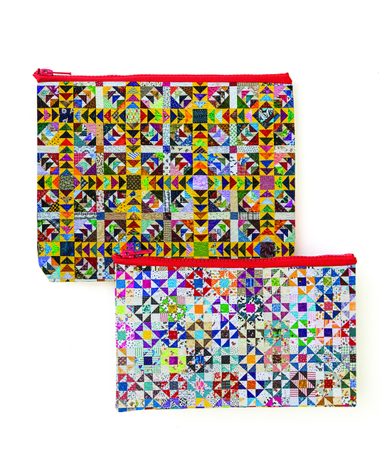 Addicted to Scraps--Eco Pouch Set