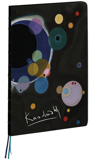A4 Notebook: Several Circles by Wassily Kandinsky, Hardcover - 230