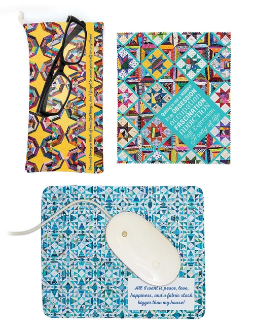 Bonnie K. Hunter's Quilter's Tech Set: Microfiber Mouse Mat, Clean