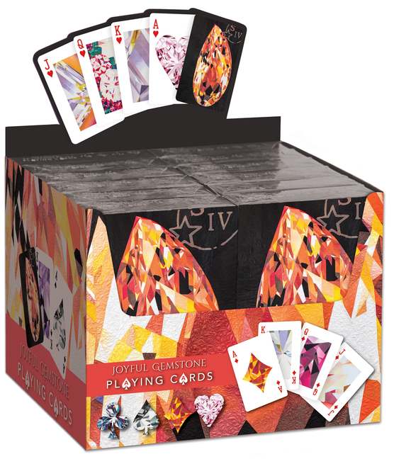 Joyful Gemstone (Display) Playing Cards: Sparkling Deck of Standar