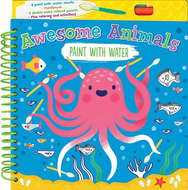 Awesome Animals Paint with Water With Paint Brush