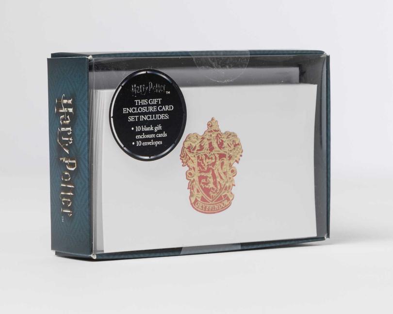Harry Potter: Gryffindor Crest Embossed Foil Gift Cards (Set of 10