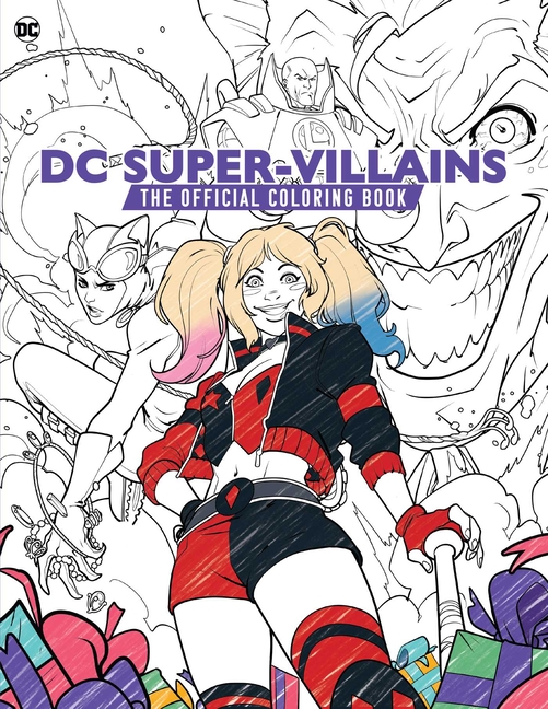 DC Super-Villains: Official Coloring Book