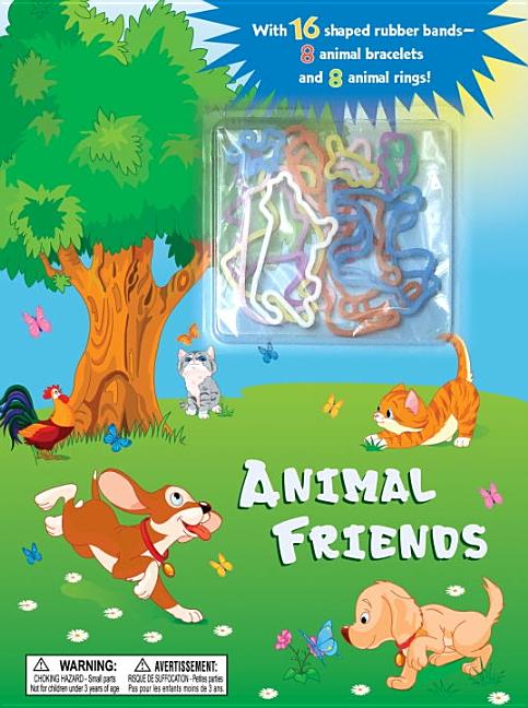 Animal Friends (With 16 Shaped Rubber Bands)