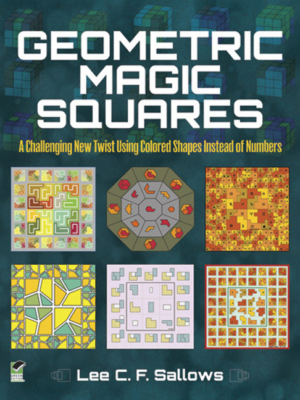 Geometric Magic Squares: A Challenging New Twist Using Colored Sha