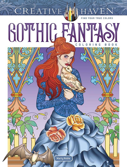 Gothic Fantasy Coloring Book: Creative Haven