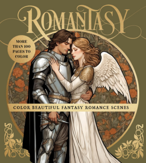 Romantasy Coloring Book: Color Beautiful Fantasy Romance Scenes -