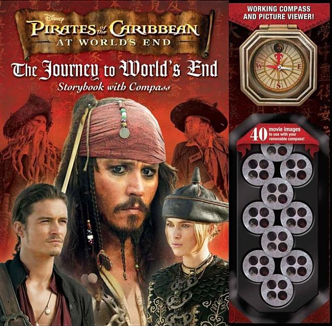 Disney Pirates of the Caribbean Storybook and Compass