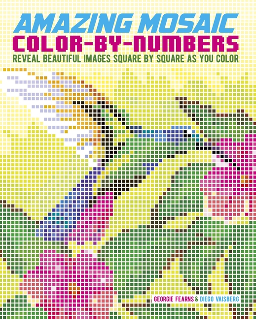 Amazing Mosaic Color-By-Numbers Coloring Book