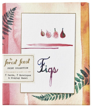 Forest Feast Print Collection : 8 Design Cards, 8 Envelopes, and a