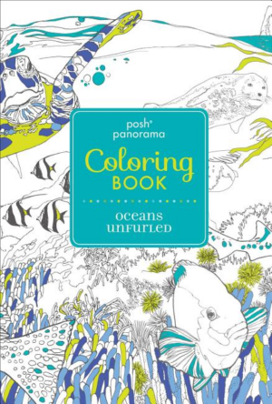 Posh Oceans Unfurled Coloring Book