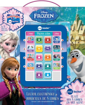 Disney Frozen Mi Lector: Lector Electrónico Y Biblioteca de 8 Libr