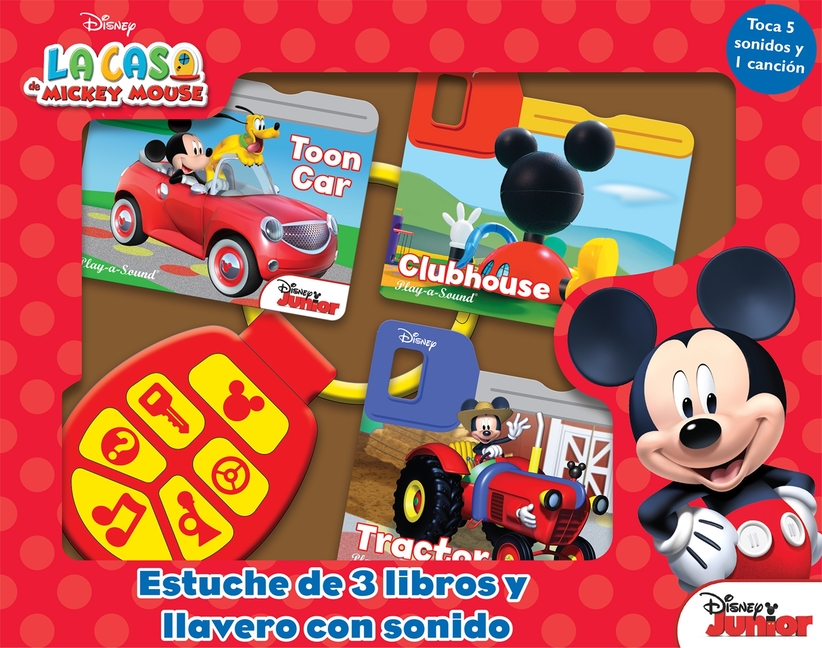 Key Chain Book Box Spanish Mickey Mouse Club (Spanish)