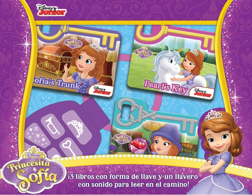 Disney Sophia Keychain Book Box (Spanish)