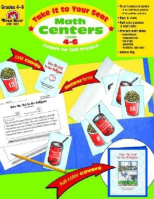 Take It to Your Seat Math Centers, Grades 4-6