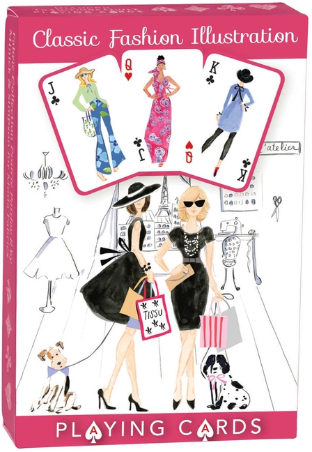 Classic Fashion Illustration Playing Cards: Sarah Gunn & Julie Sta