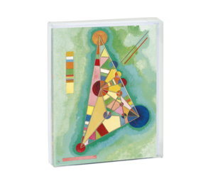 Notecard Set: Variegation in the Triangle by Wassily Kandinsky, Bl