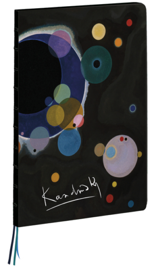A4 Notebook: Several Circles by Wassily Kandinsky, Hardcover - 230