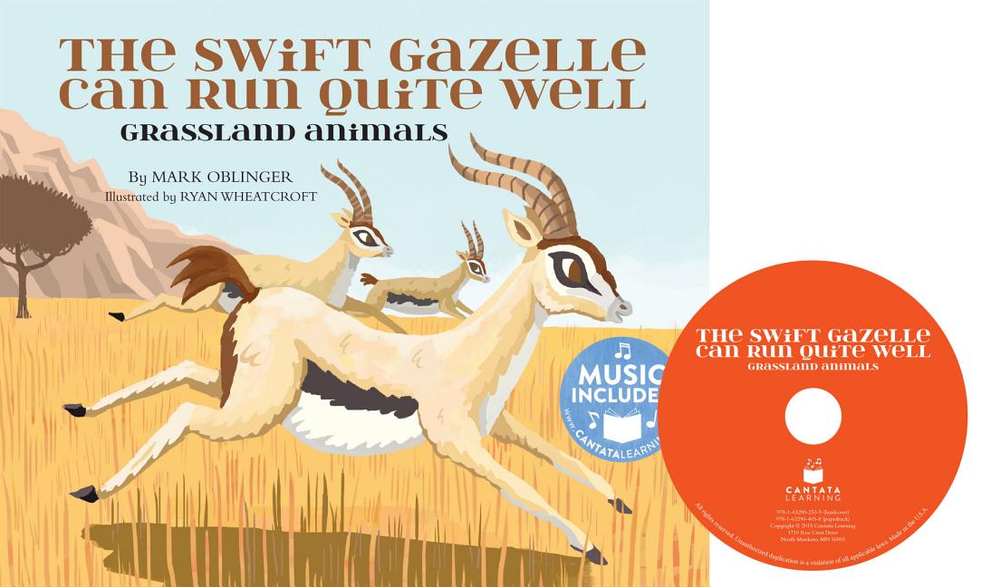 Swift Gazelle Can Run Quite Well : Grassland Animals