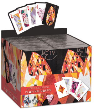Joyful Gemstone (Display) Playing Cards: Sparkling Deck of Standar