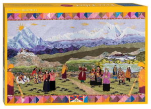 Free Tibet Quilt Jigsaw Puzzle for Adults 1000 Pieces