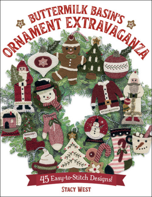 Buttermilk Basin's Ornament Extravaganza: 45 Easy-To-Stitch Design
