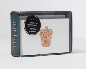 Harry Potter: Gryffindor Crest Embossed Foil Gift Cards (Set of 10