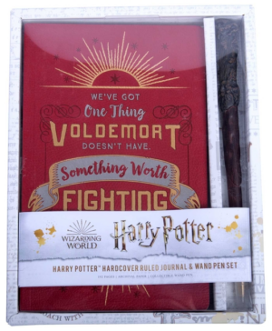 Harry Potter: Harry Potter Ruled Journal and Wand Pen Set [With Wa