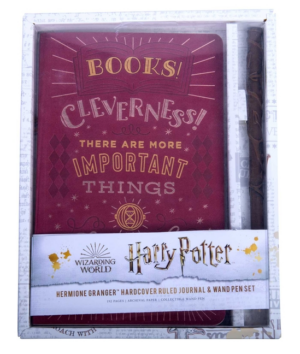 Harry Potter: Hermione Granger Hardcover Ruled Journal and Wand Pe