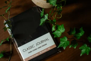 Black Classic Lined Journal (A5 Hardcover, Linen Texture)