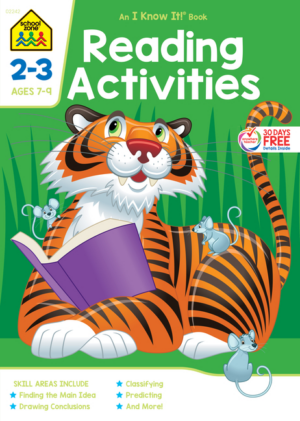 Reading Activities 2-3 Deluxe Edition Workbook, Ages 7 to 9,
