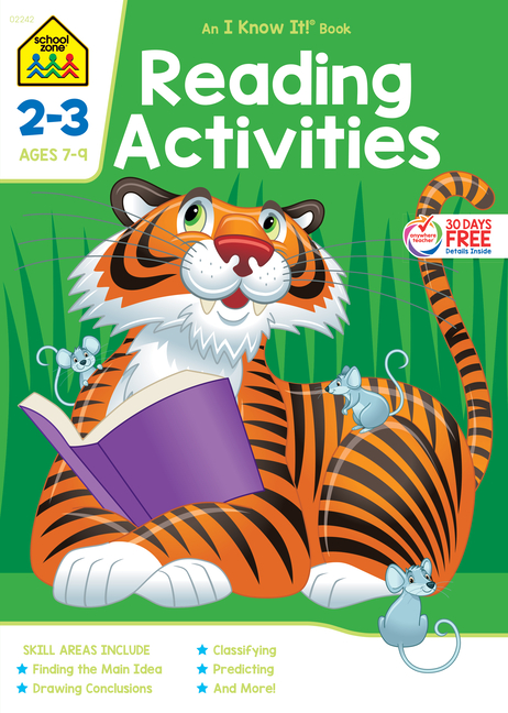 Reading Activities 2-3 Deluxe Edition Workbook, Ages 7 to 9,