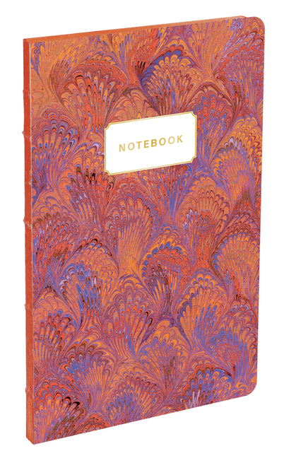Florentine Vermilion: Small Bullet Journal PB Notebook Lays Flat -