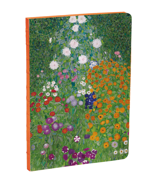 Flower Garden by Gustav Klimt A5 Notebook Paperback - 140 Lined Pa