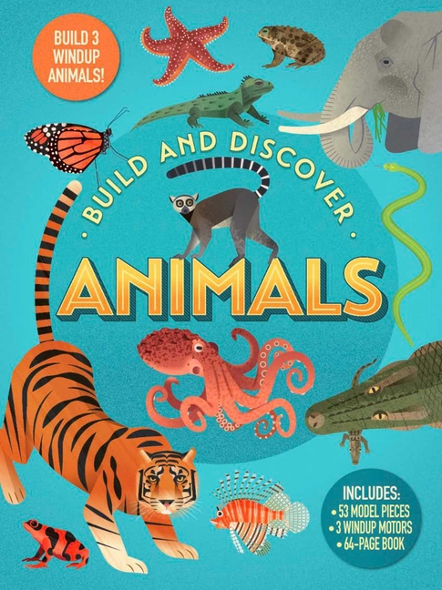 Build & Discover Animals: Build 3 Windup Animals!