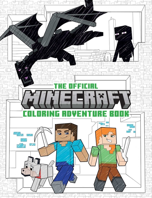 Official Minecraft Coloring Adventures Book: Create, Explore, Colo