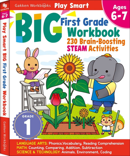 Play Smart Big First Grade Workbook: 256 Pages, Ages 6 to 7