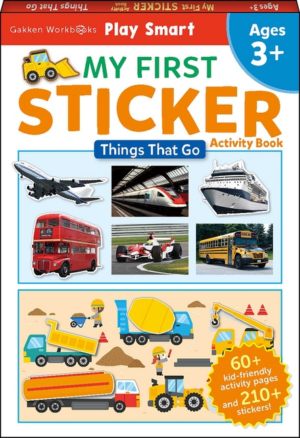 Play Smart My First Sticker Activity Book: Things That Go