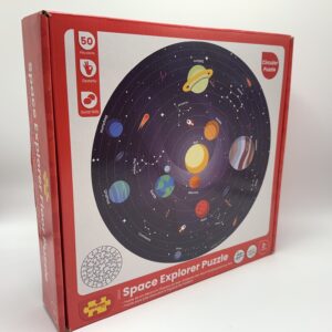 Solar System Circular Floor Jigsaw Puzzle