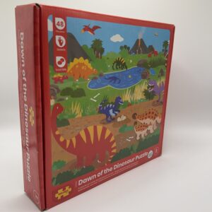 Dawn of the Dinosaur Floor Jigsaw Puzzle