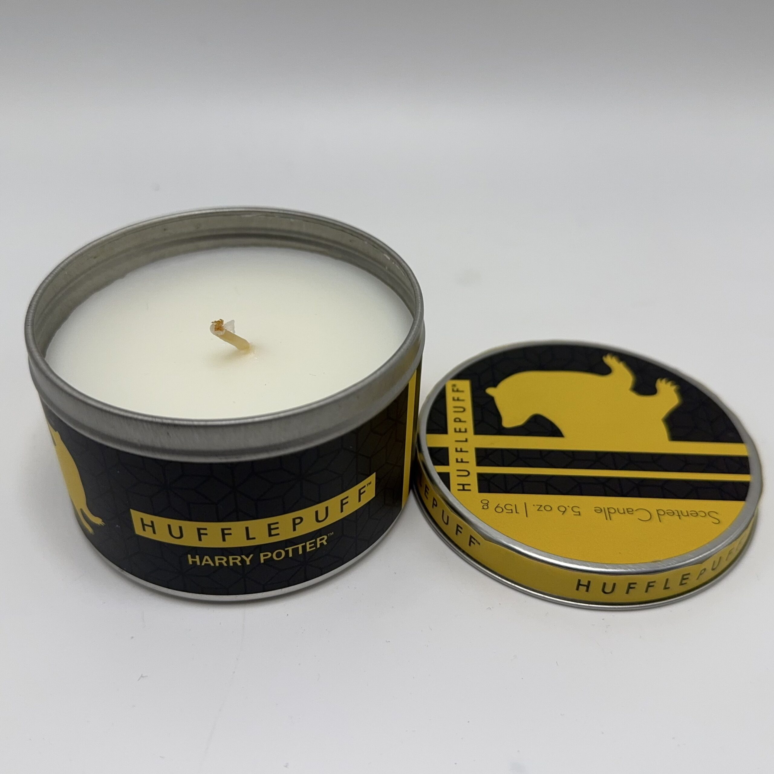 Harry Potter Hufflepuff Scented Tin Candle: Large, Citrus