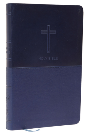NKJV, Value Thinline Bible, Standard Print, Lay flat, Navy Slipcas