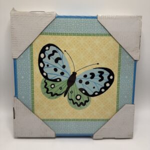 Canvas Art Butterfly Yellow 10x10