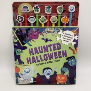 Haunted Halloween Coloring & Activity Book